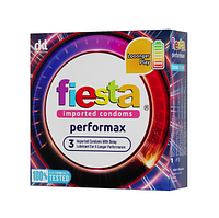 FIESTA Performax (Size 53mm) - Bao cao su kéo dài thời gian - Hộp 3 bao